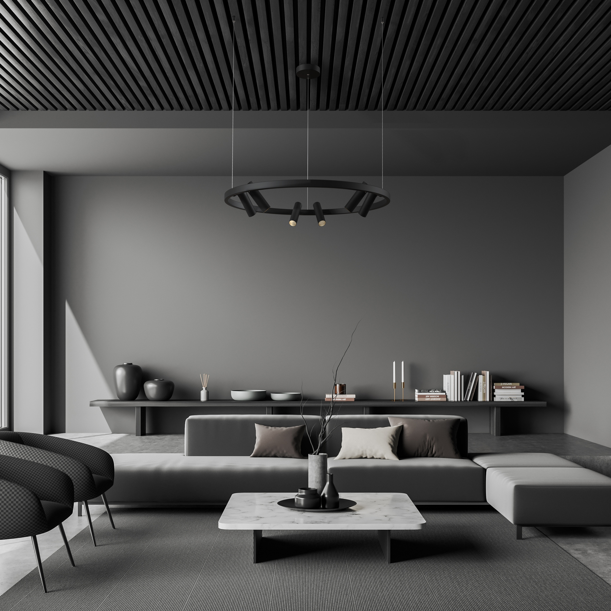 Дополнительная картинка Подвесной светильник Maytoni MOD102PL-L42BK