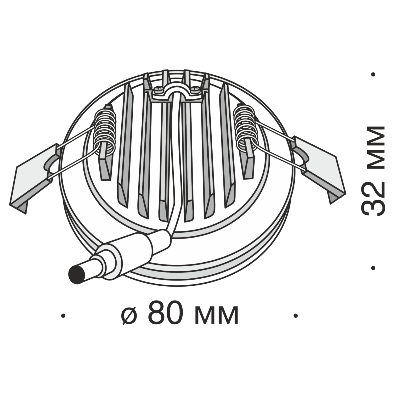 Дополнительная картинка Встраиваемый светильник Maytoni Phanton DL303-L7B4K