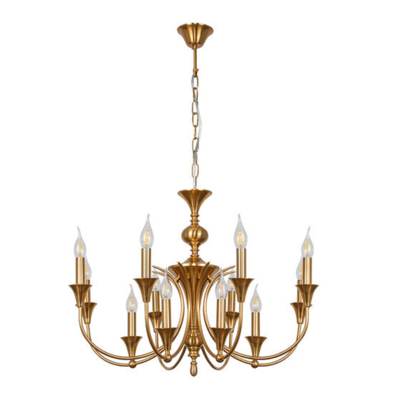 Картинка Подвесная люстра Arte Lamp COLLINETTA A4094LM-12PB