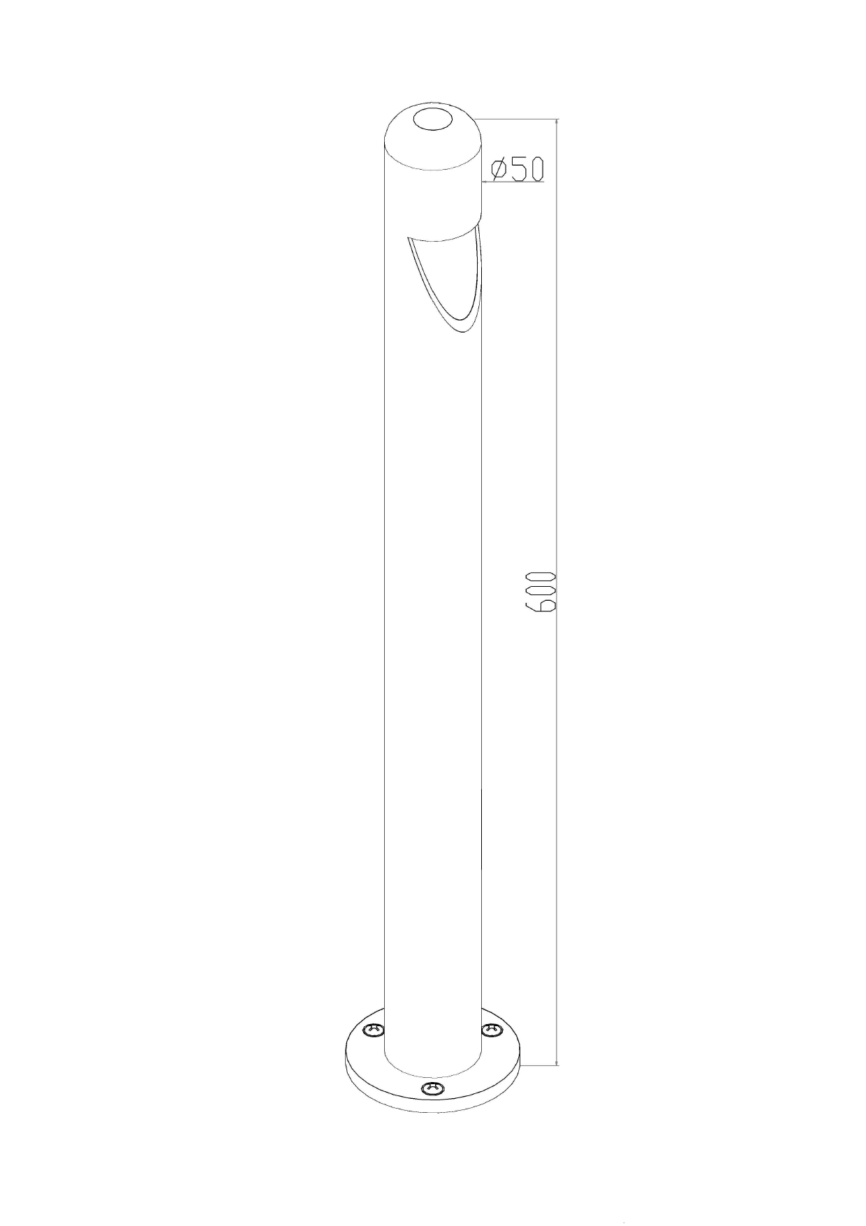 Дополнительная картинка Ландшафтный светильник Outdoor O423FL-L5GF