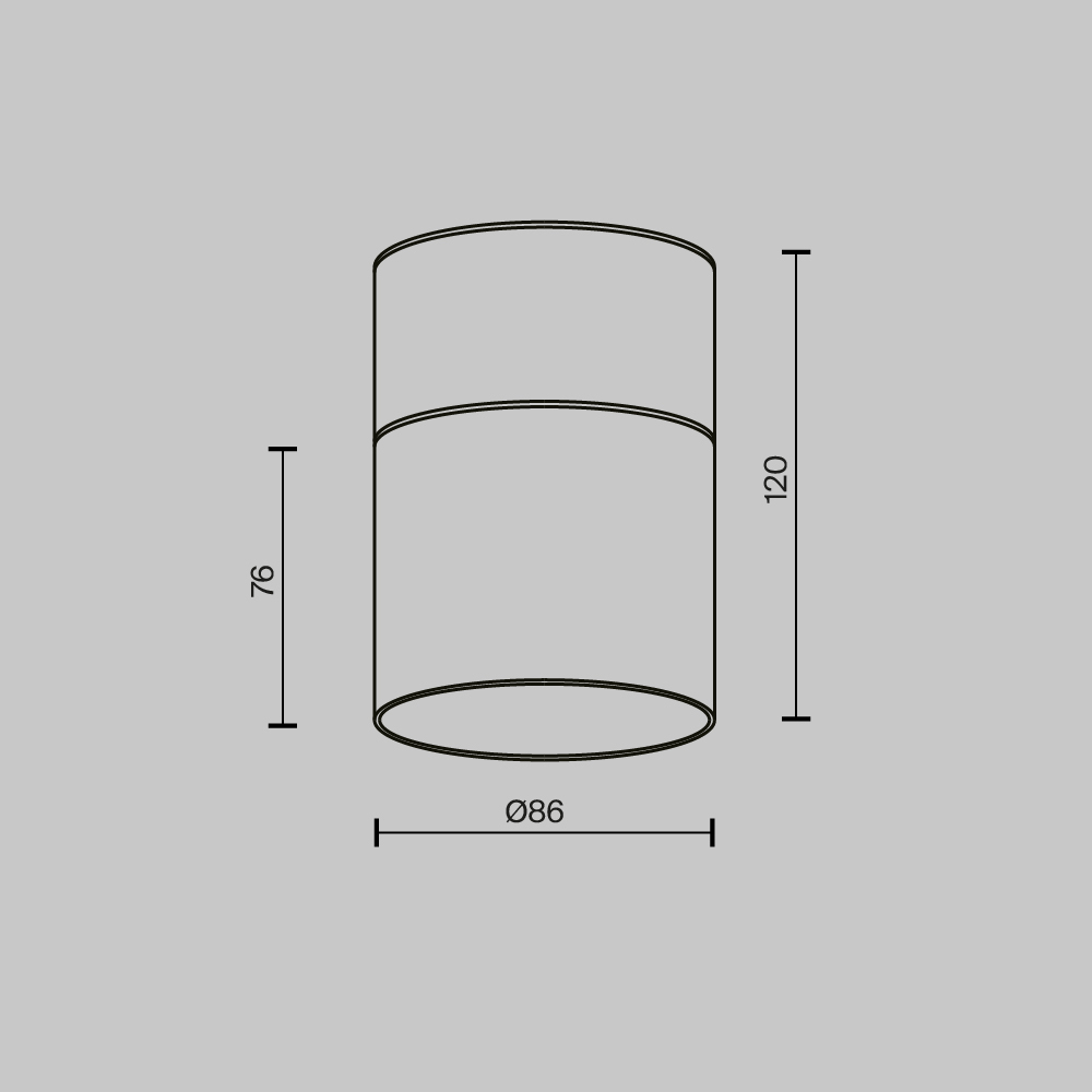 Картинка Потолочный светильник Technical C094CL-GX53-BS