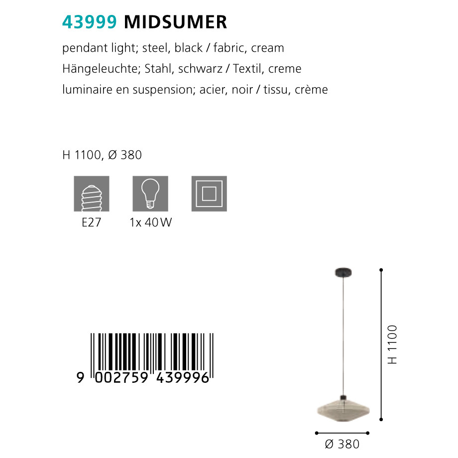 Картинка 43999 Подвесной светильник MIDSUMER