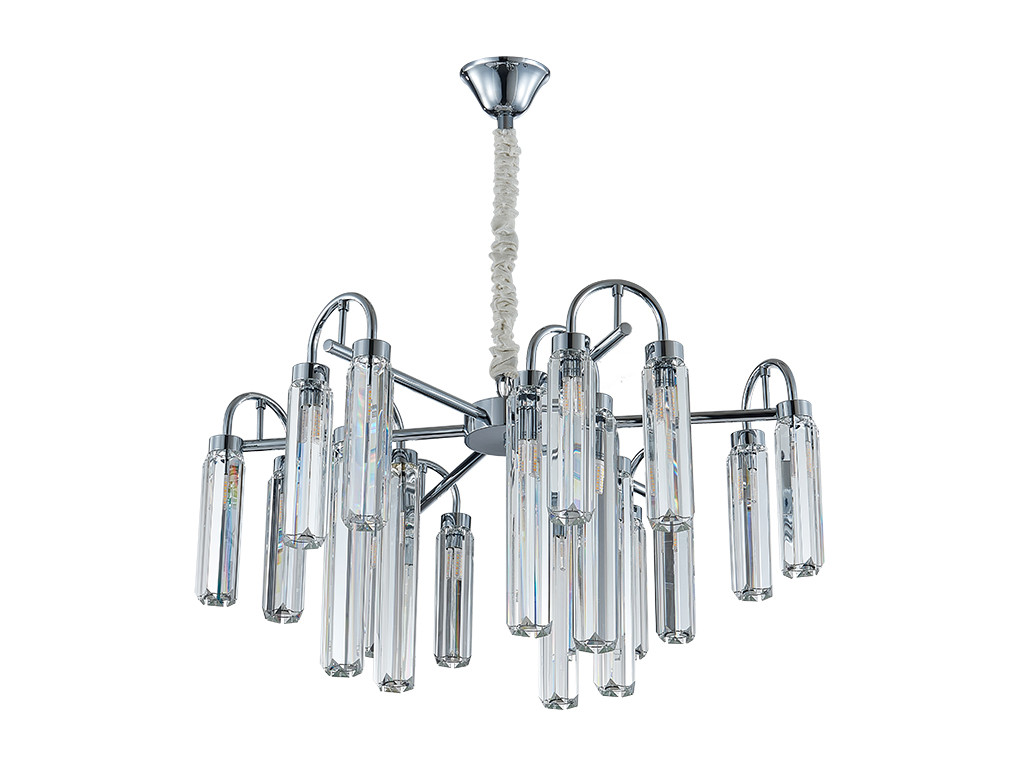 NEWPORT 4520 4526+3/C chrome new , Люстра