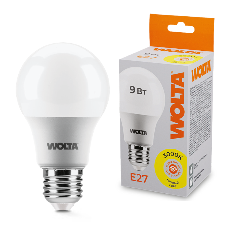 Лампа LED WOLTA  25Y60BL9E27 купить в Алматы svet.kz