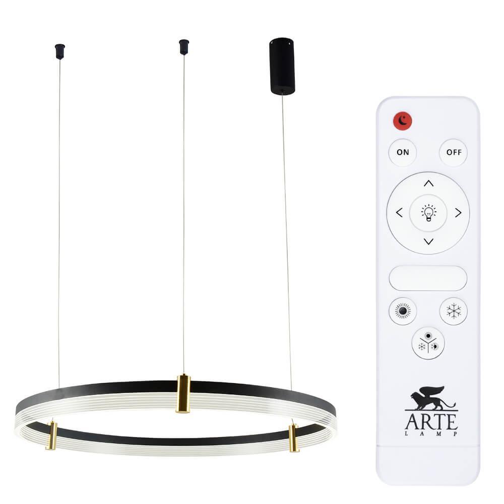 Подвесной светодиодный светильник Arte Lamp Mercury A2183SP-1BK — фото 5