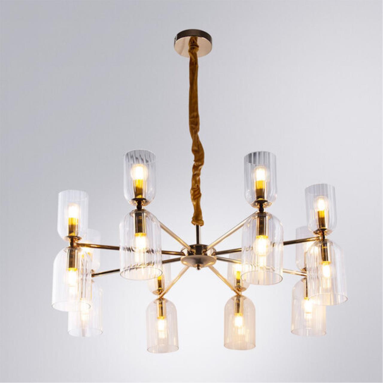 Дополнительная картинка Подвесная люстра Arte Lamp CHARM A1623LM-16GO
