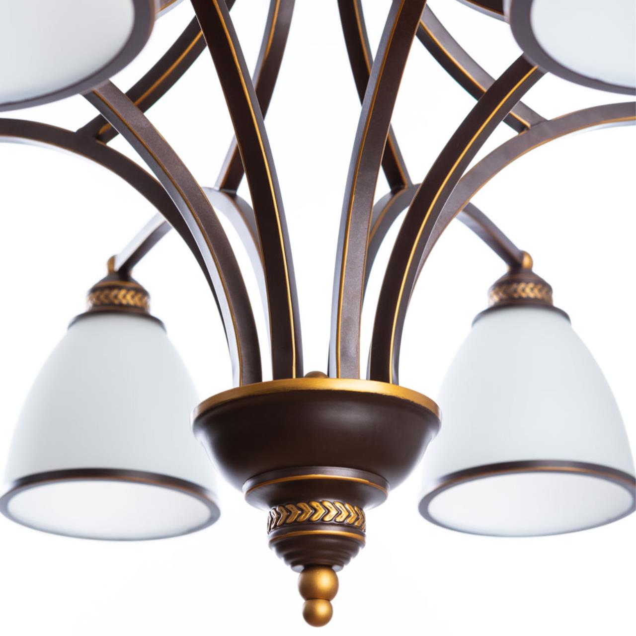 Дополнительная картинка Подвесная люстра Arte Lamp Bonito A9518LM-8BA