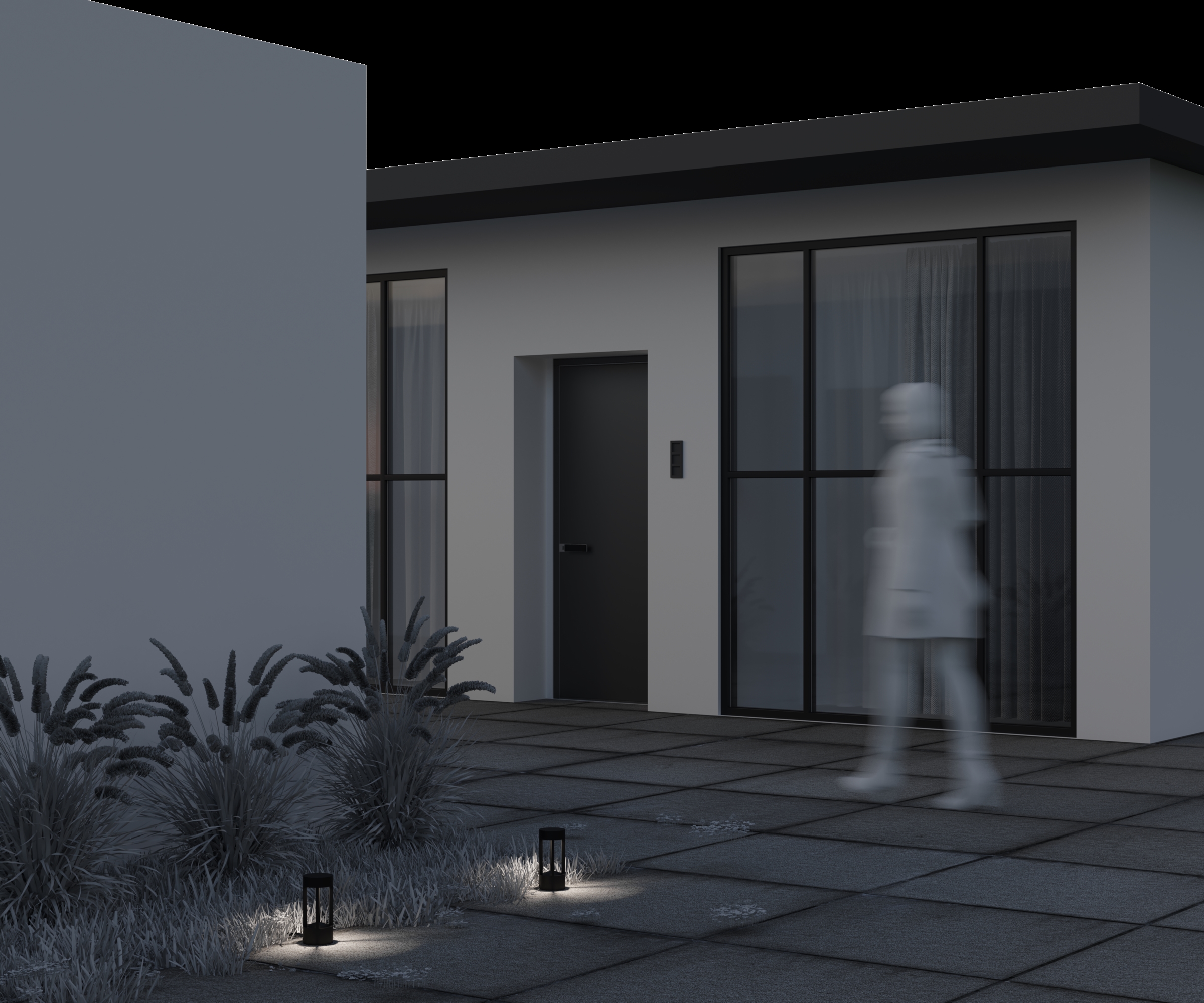 Дополнительная картинка Настенный светильник Outdoor O458WL-L9GF3K