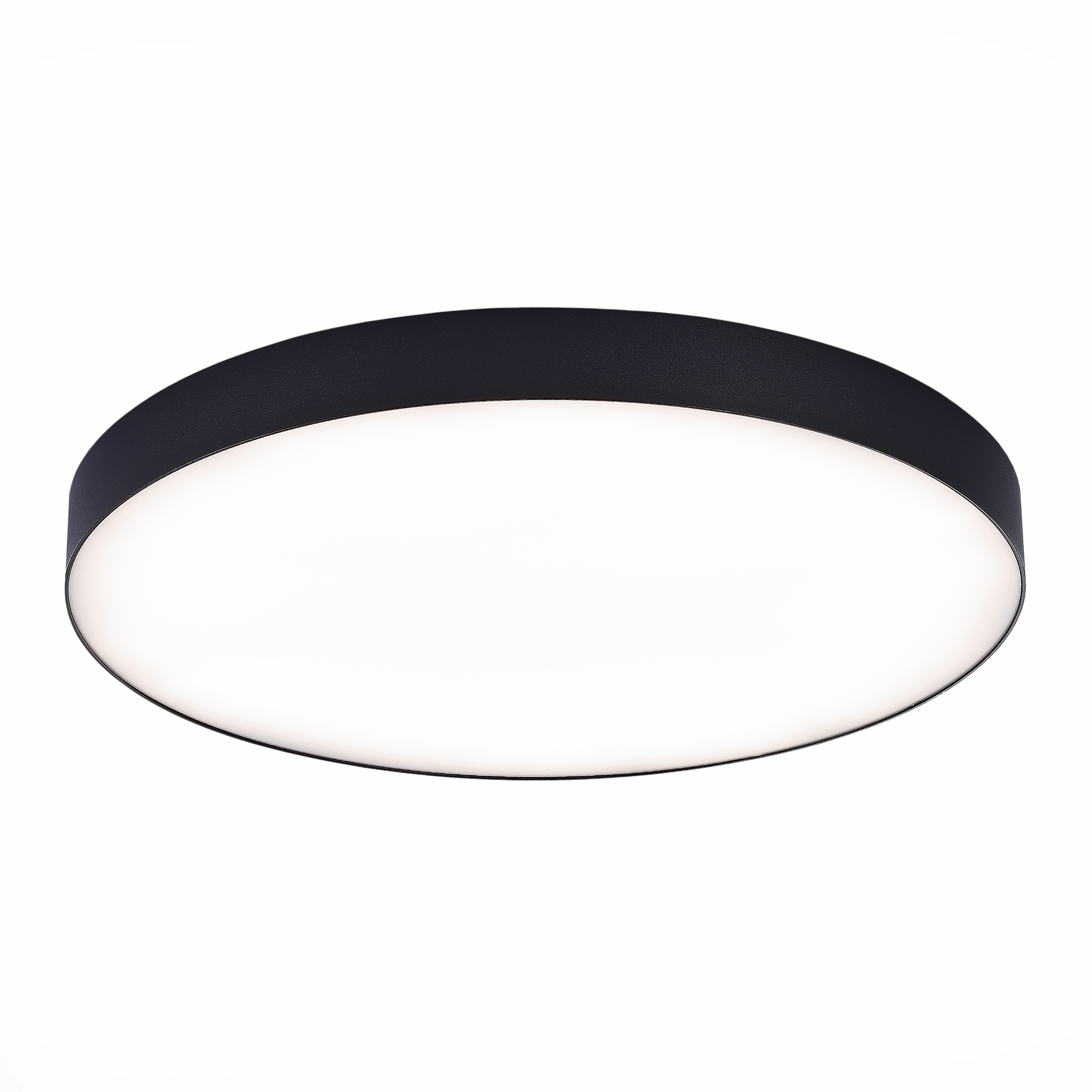 люстры st606.442.96 светильник потолочный черный led 1*96w 4000k 8 640lm ra>85 120° ip20 d600xh55 185-265v, доставка по Казахстану 