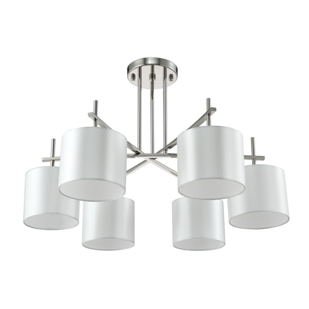 купить Люстра Crystal Lux SERGIO PL6 NICKEL Crystal Lux 2900/306 в Алматы, svet.kz, доставка по Казахстану 