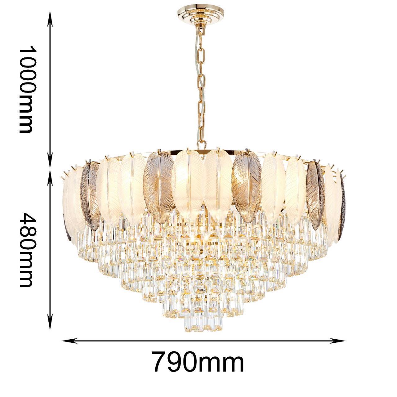 Картинка Подвесная люстра Dolor 2982-18P