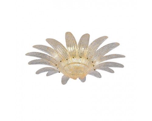 Потолочные NEWPORT  Потолочный светильник, Gold Light yellow glass D60*H18 cm G9 9*40W, доставка по Казахстану 