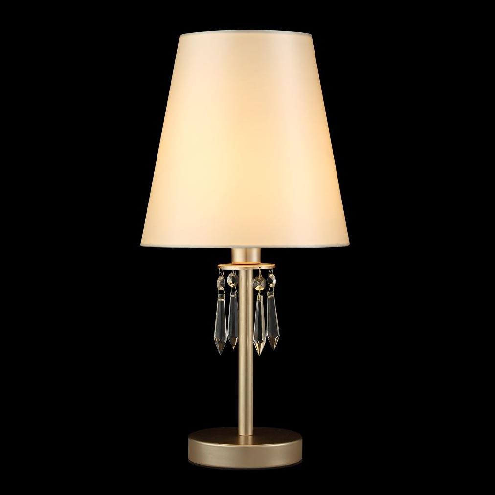 Дополнительная картинка Настольная лампа Crystal Lux RENATA LG1 GOLD Crystal Lux 3591/501