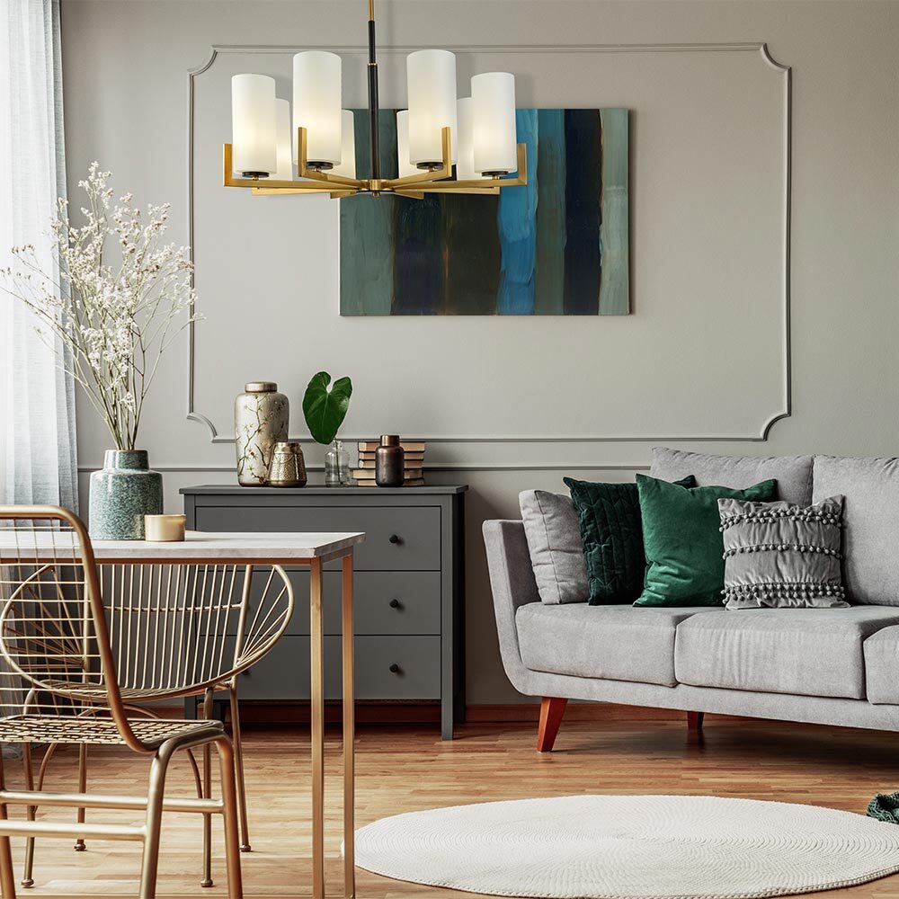 Дополнительная картинка Подвесная люстра Maytoni Fortano MOD089PL-08BS