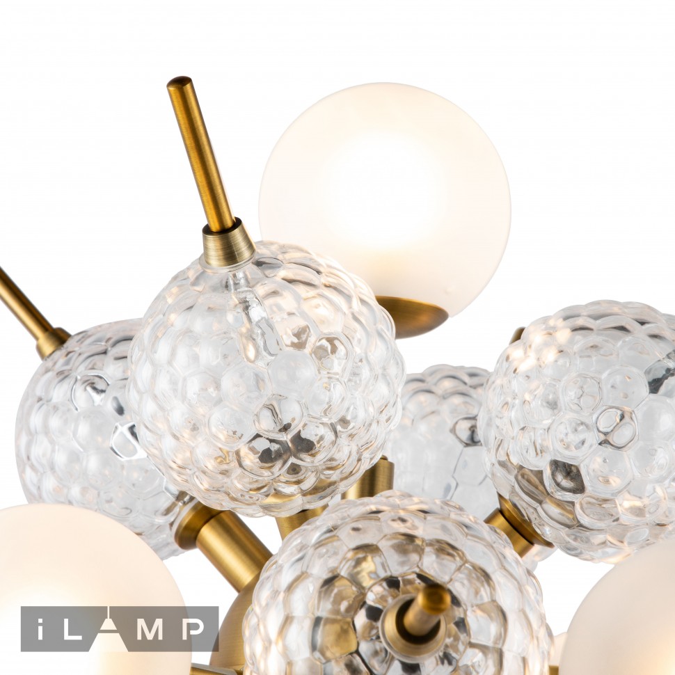 Картинка Настольная лампа iLamp Rockfeller 100T-5 Matt Bronze