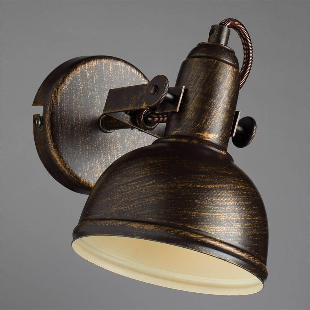 Картинка Настенный светильник Arte Lamp Martin A5213AP-1BR