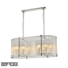 Подвесные Подвесная люстра iLamp Manhattan P2554-12 Nickel, доставка по Казахстану 