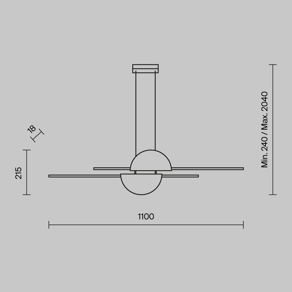 Дополнительная картинка Подвесной светильник Maytoni MOD179PL-L26W4K