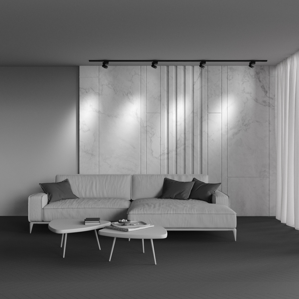 Картинка Трековый светодиодный светильник Maytoni Track TR006-1-12W3K-B4K