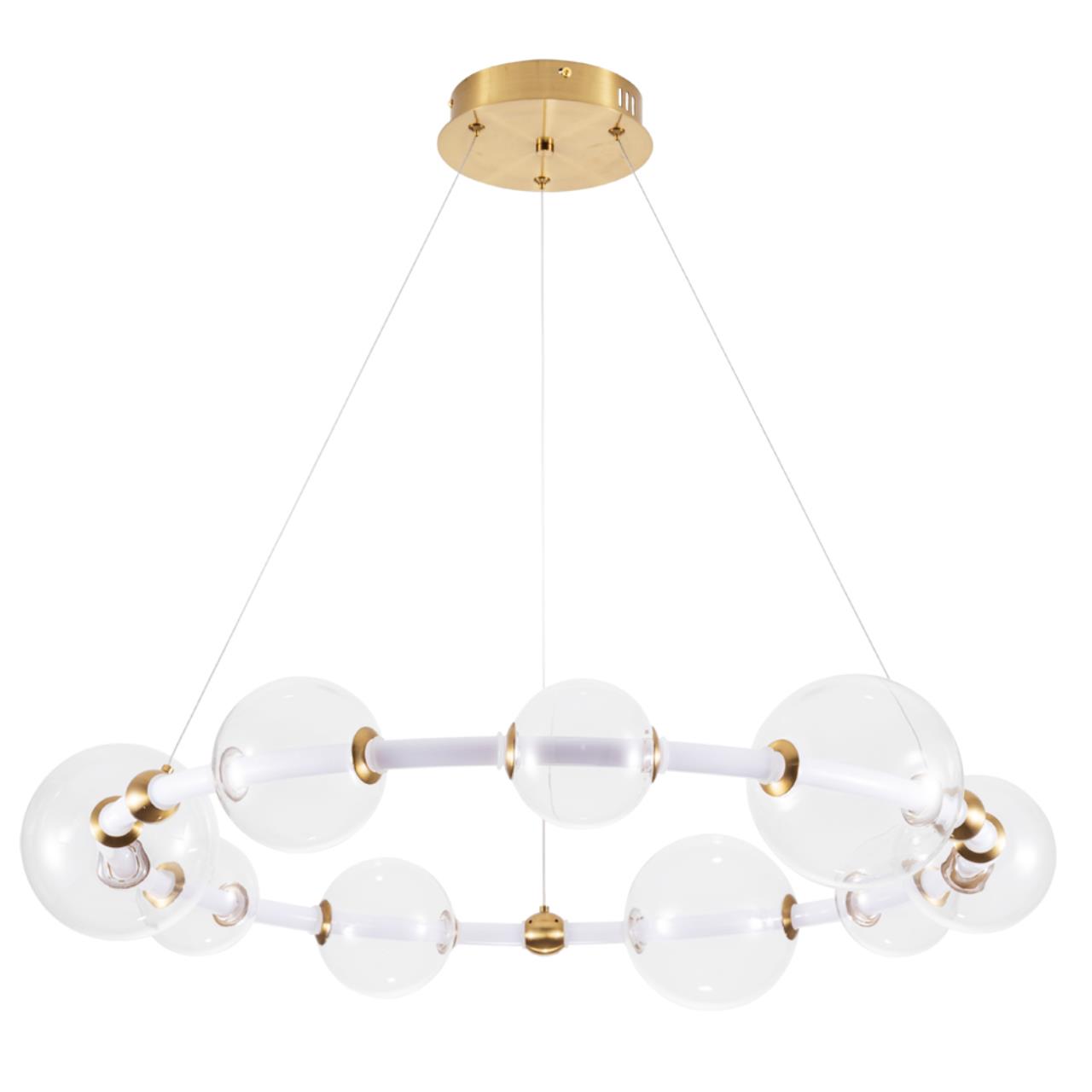 подвесной светодиодный светильник arte lamp crocus a2780lm-40pb, доставка по Казахстану 