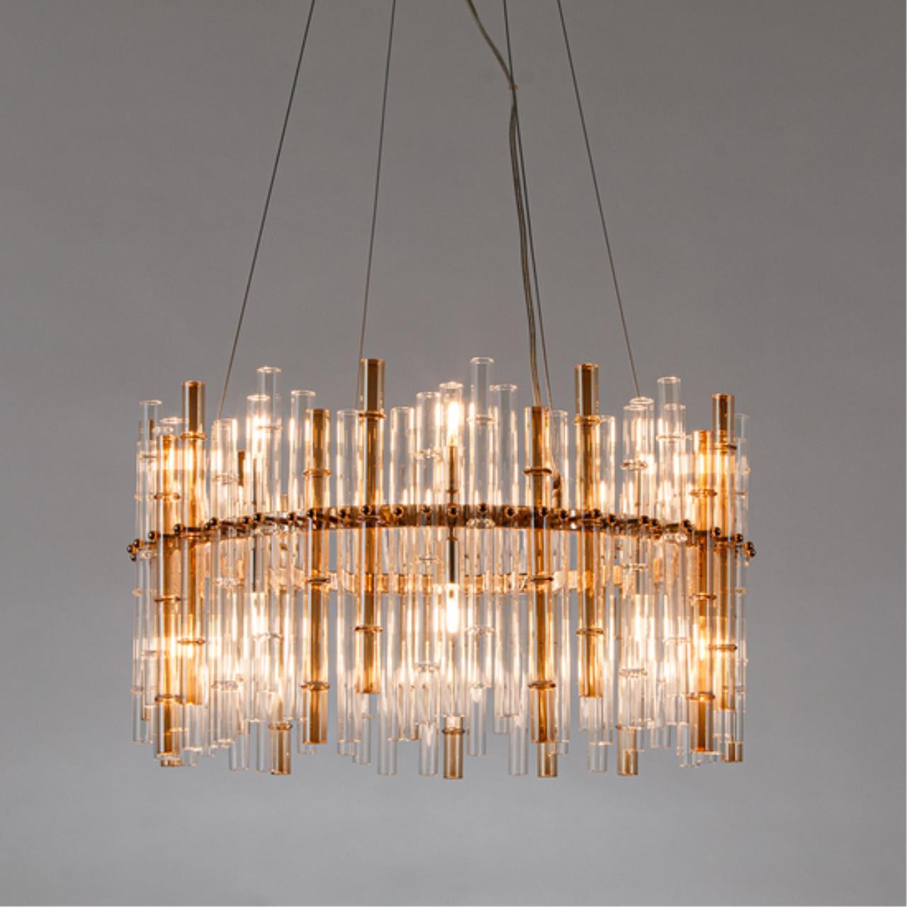 Картинка Подвесная люстра Arte Lamp CRYSTALLA A4111LM-16GO