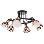 люстры 761063 (mx9114-6b) люстра acrobata 6х40w e14 розовое золото (в комплекте), доставка по Казахстану 