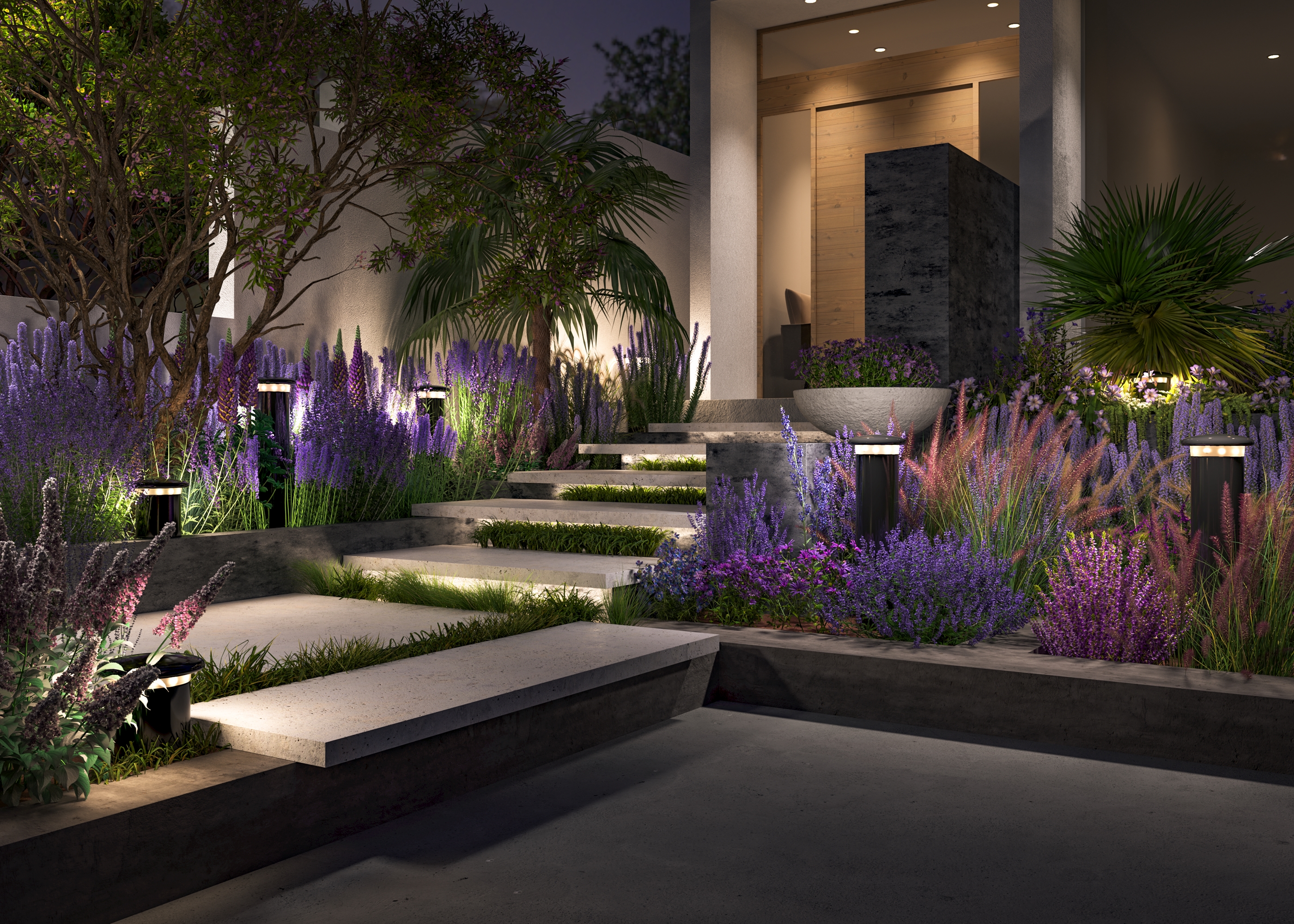 Дополнительная картинка Ландшафтный светильник Outdoor O460FL-L10GF3K1