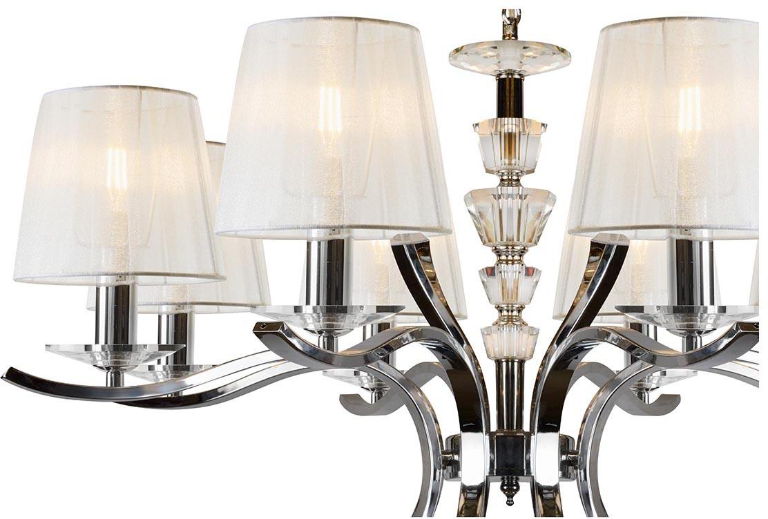 Картинка Подвесная люстра iLamp Omega RM5231/8CR