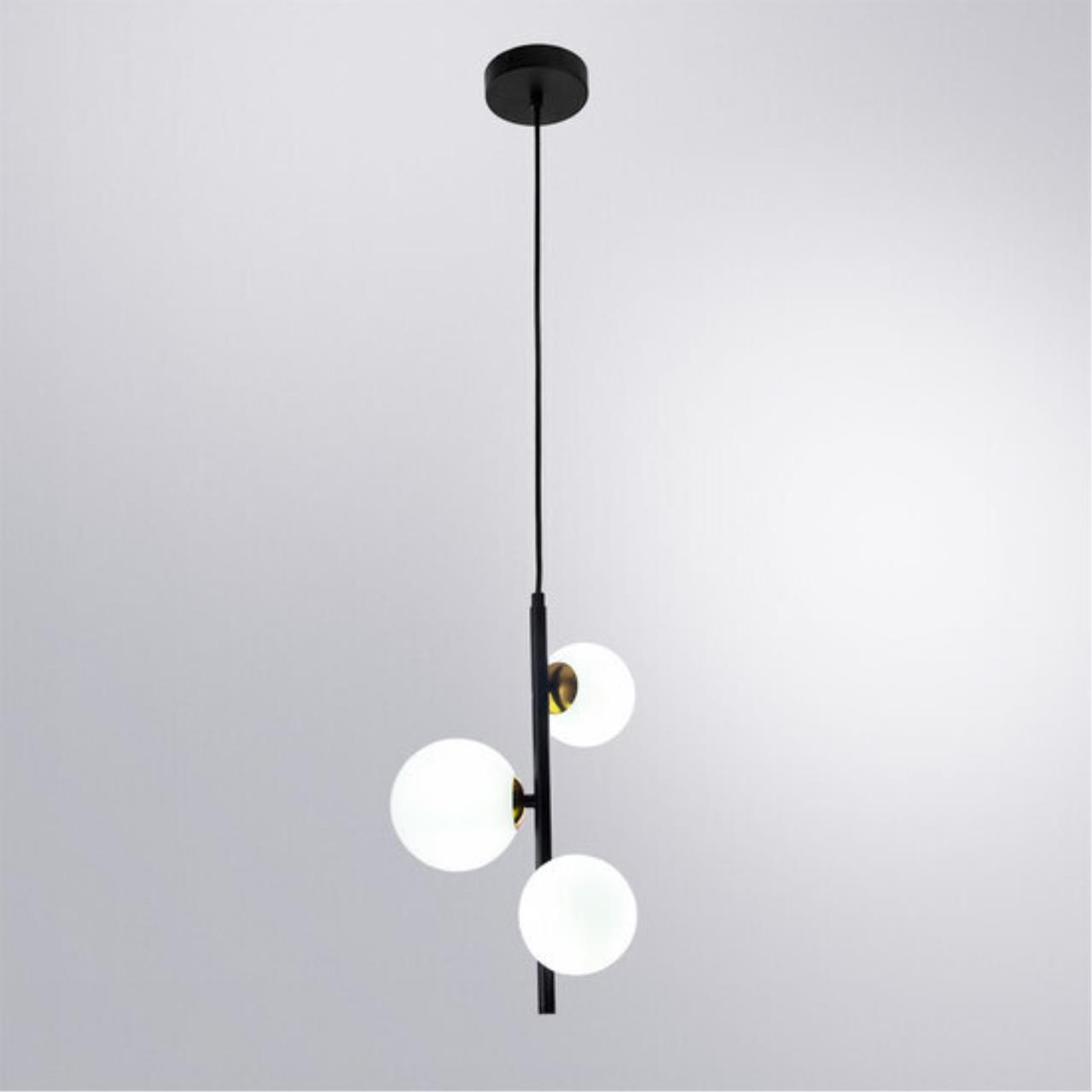 Картинка Подвесной светильник Arte Lamp GEMINI A2243SP-3BK