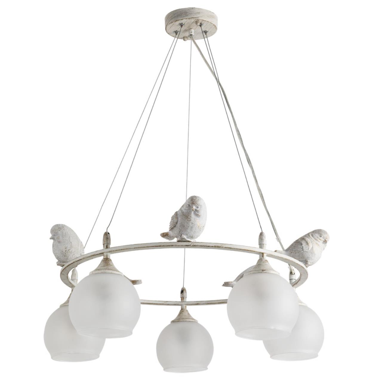 Дополнительная картинка Подвесная люстра Arte Lamp Gemelli A2150SP-5WG