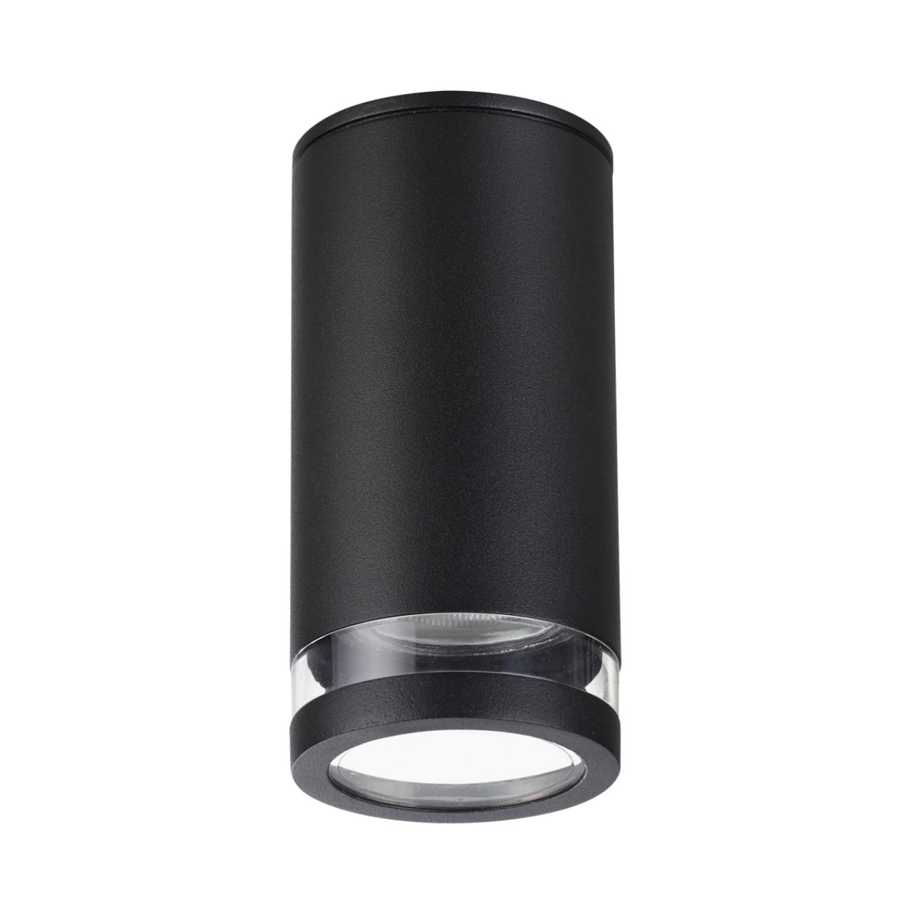 Картинка 6605/1C HIGHTECH ODL23 563 черный/металл/пвх стойкий к УФ излучению Потолочный св-к IP65 LED GU10 7W MOTTO