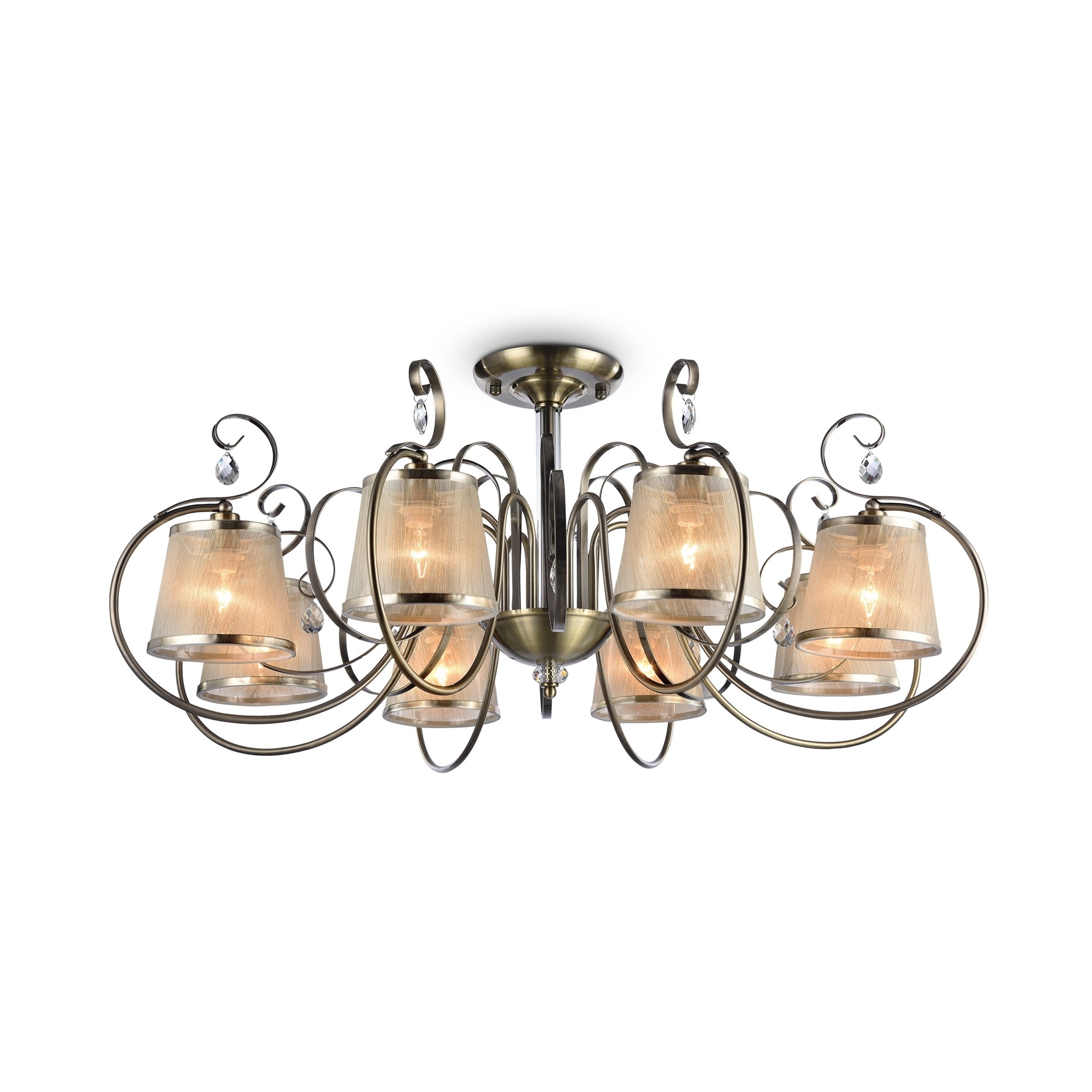 Картинка Потолочная люстра Freya Simone FR2020-CL-08-BZ