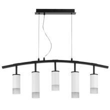 люстры lr7353638621 люстра rullo 5х50w gu10 черный - белый  571735 - 214436-3 - 214486-2 - 202431-5, доставка по Казахстану 