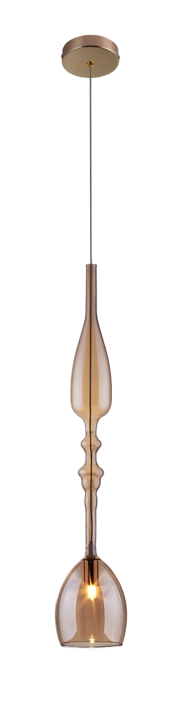 Картинка Светильник подвесной Crystal Lux LUX NEW SP1 C AMBER Crystal Lux 2263/211