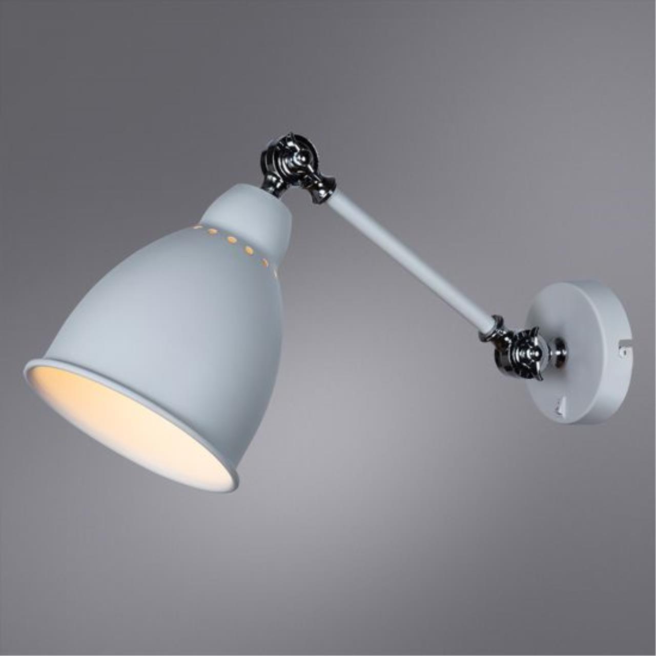 Дополнительная картинка Спот Arte Lamp Braccio A2054AP-1WH