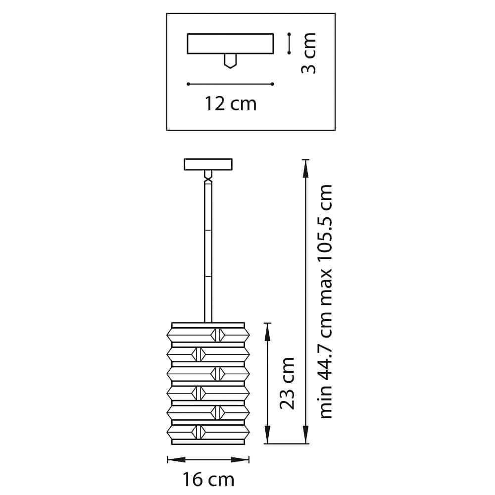 Картинка Подвесной светильник Lightstar Amerigo 746018
