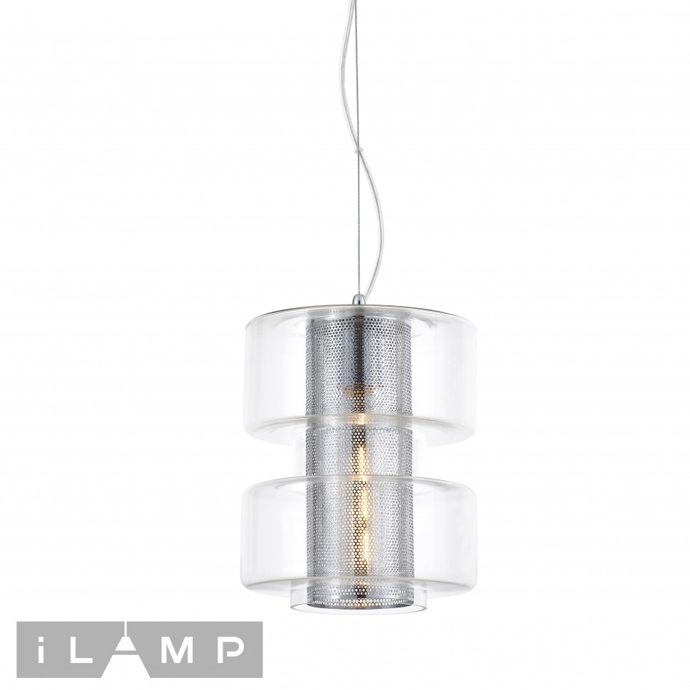 светильник подвесной ilamp brick p7555-1 cr, доставка по Казахстану 