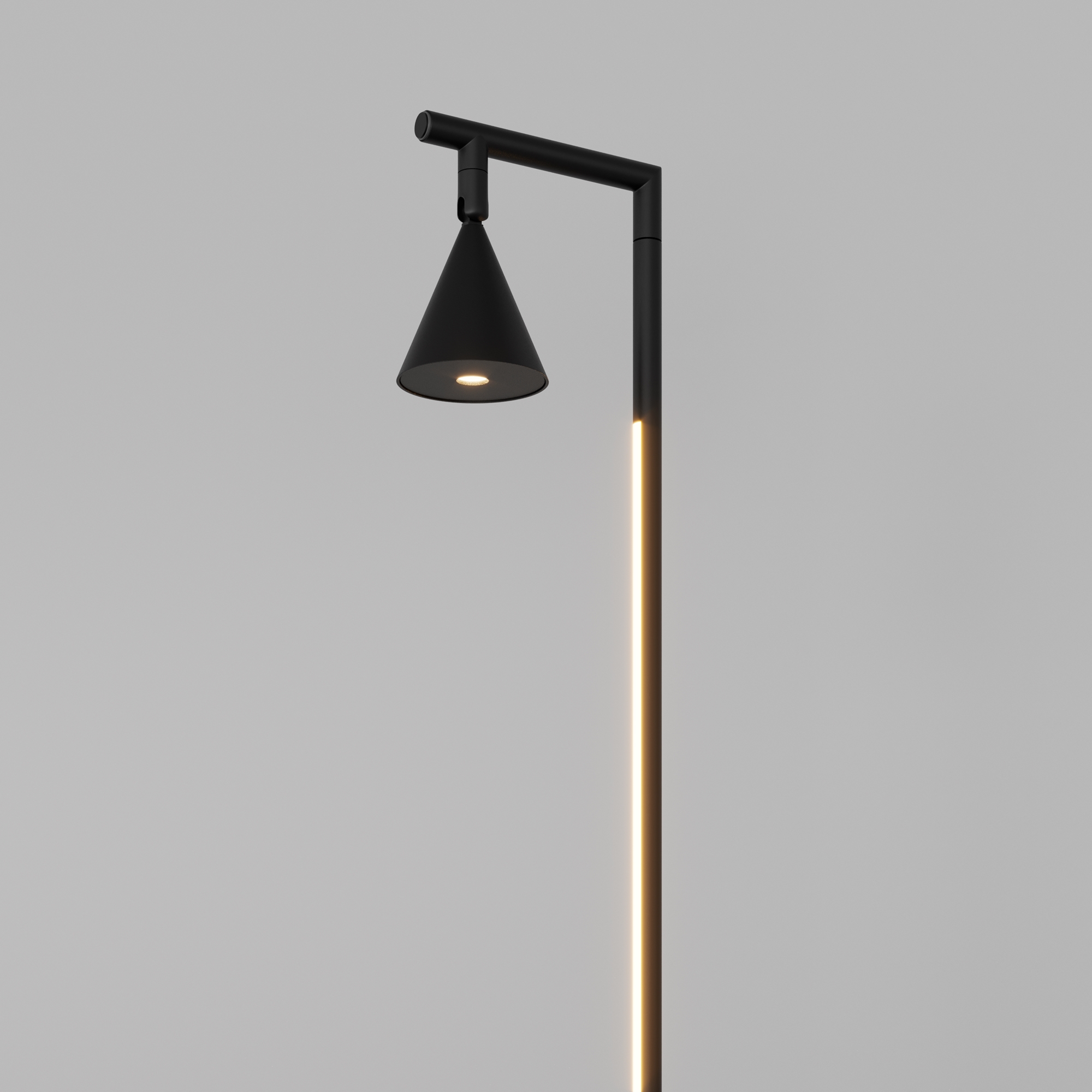 Картинка Напольный светильник (торшер) Maytoni MOD489FL-L20B3K Stripe