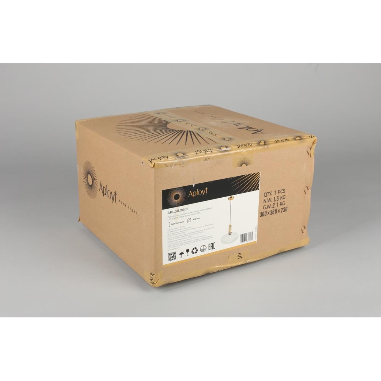 Картинка APL.311.06.01 Светильник подвесной Aployt Kornelcia