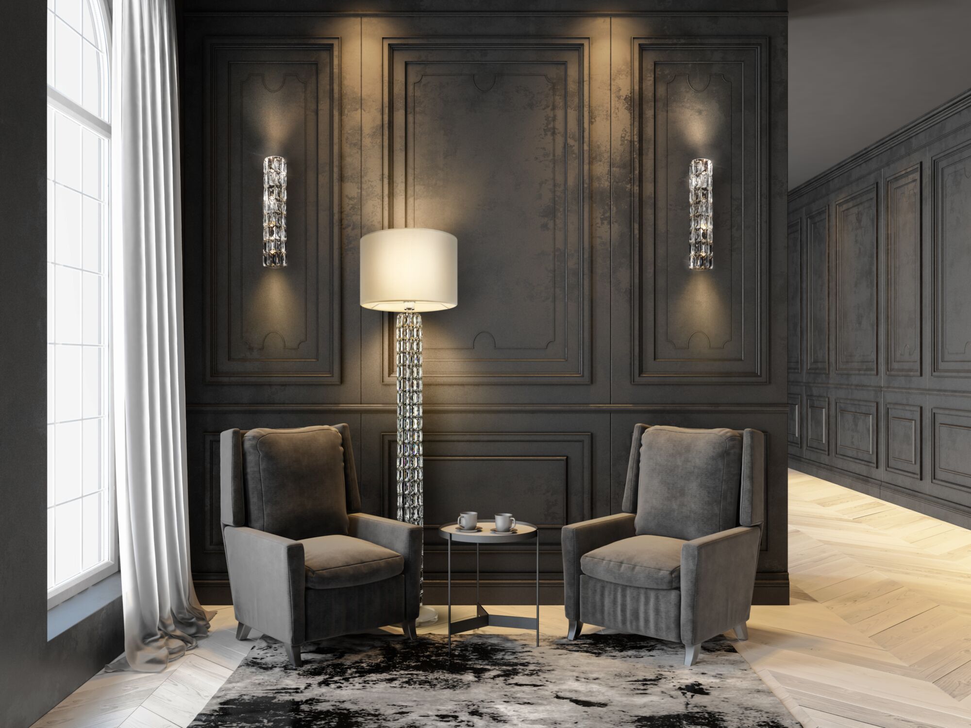 Дополнительная картинка Торшер Maytoni Talento DIA008FL-01CH