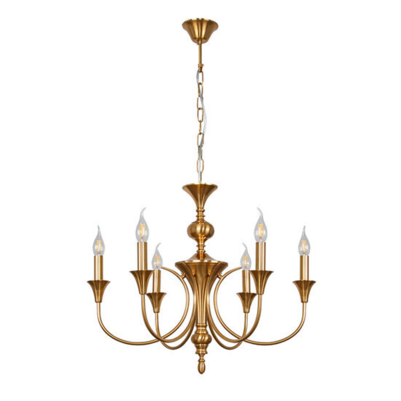 Дополнительная картинка Подвесная люстра Arte Lamp COLLINETTA A4094LM-6PB