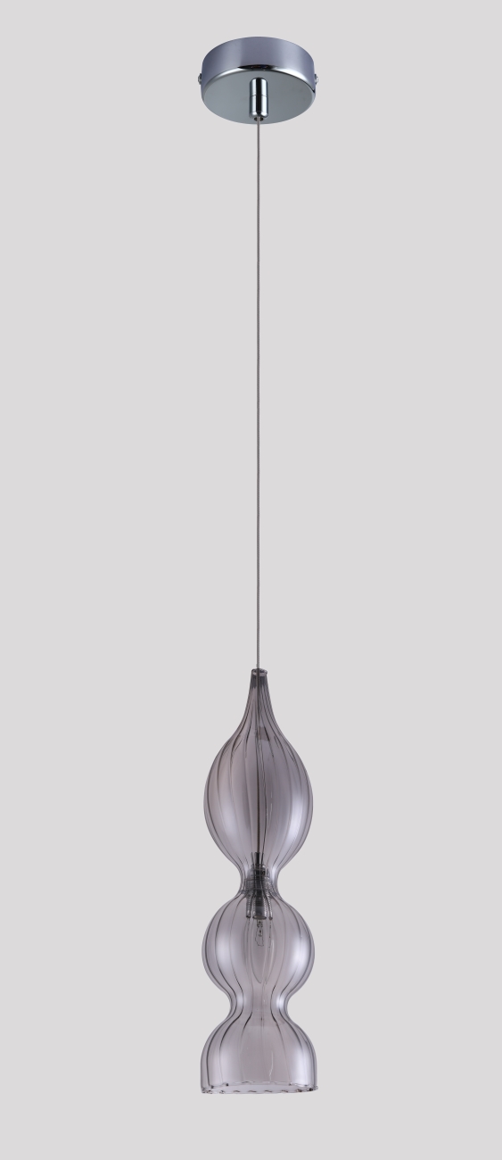 Картинка Светильник подвесной Crystal Lux IRIS SP1 B SMOKE Crystal Lux 2074/201