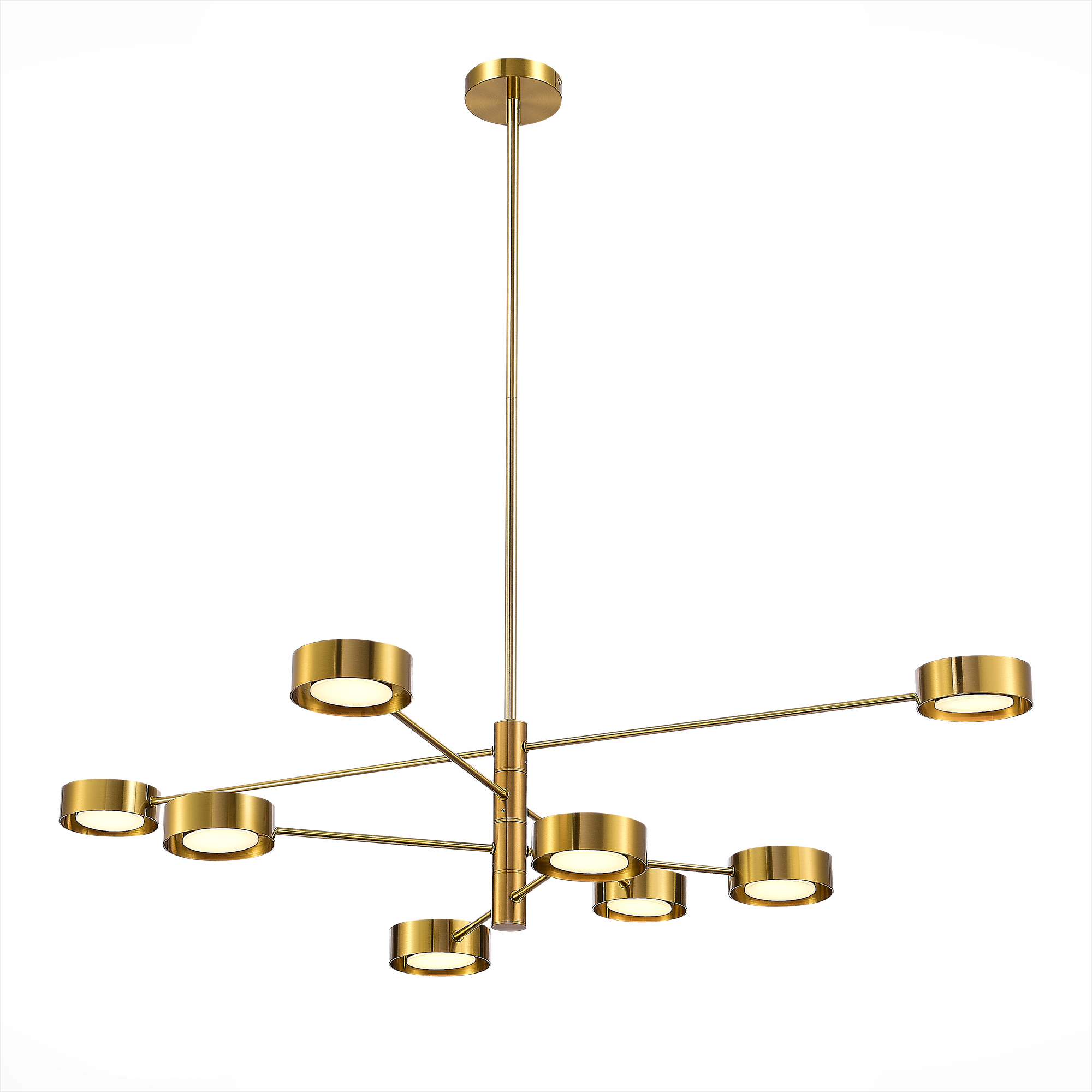 купить SL6504.302.08 Светильник потолочный ST-Luce Латунь/Латунь LED 8*5W 3000K в Алматы, svet.kz, доставка по Казахстану 