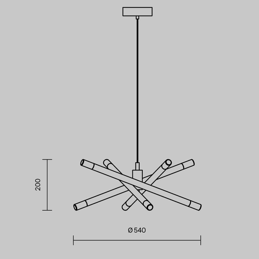 Дополнительная картинка Подвесной светильник Freya FR6130PL-L24B