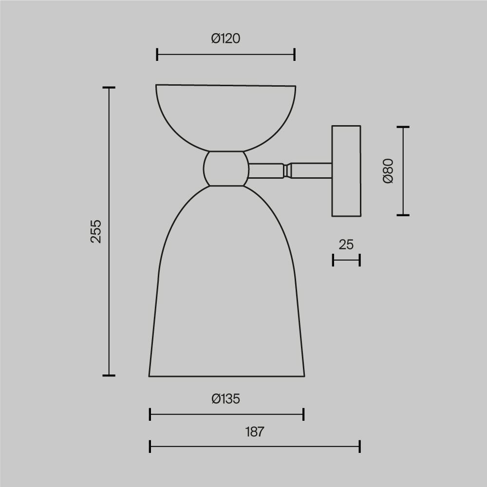 Дополнительная картинка Бра Maytoni MOD113WL-01W