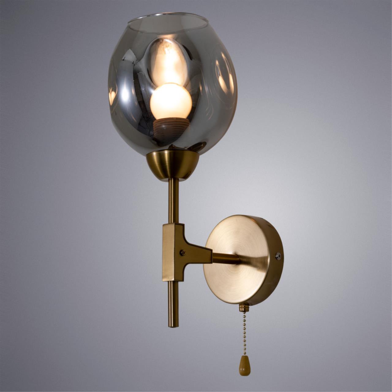 Картинка Бра Arte Lamp Yuka Smoky A7759AP-1PB
