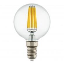933802 Лампа LED FILAMENT 220V G45 E14 6W=65W 560LM 360G CL 3000K 15000H (в комплекте) купить в Алматы svet.kz