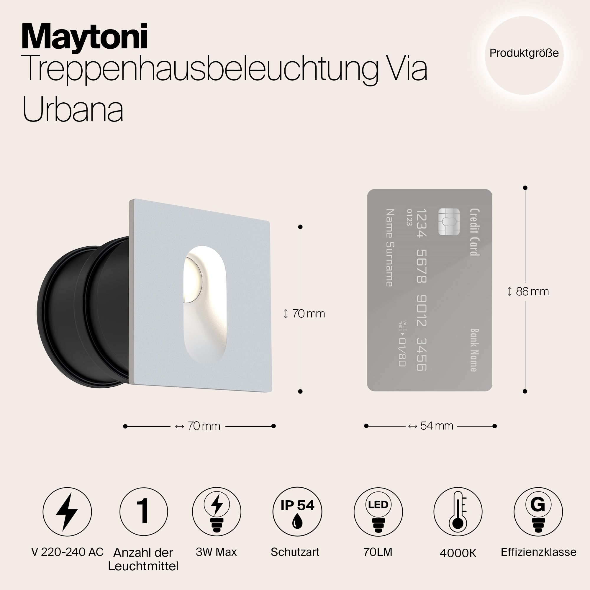 Дополнительная картинка Уличный светодиодный светильник Maytoni Via Urbana O022-L3W