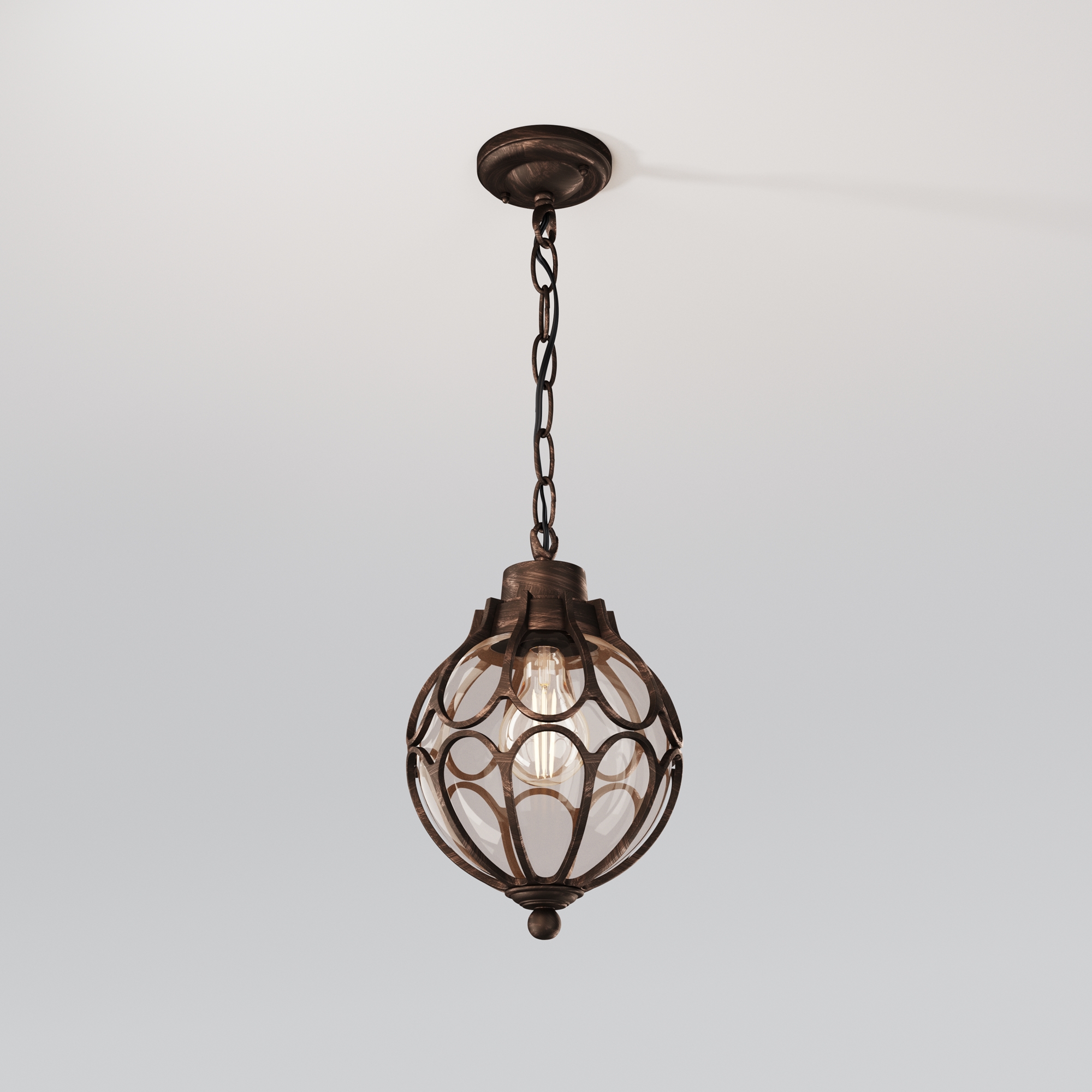 Дополнительная картинка Уличный подвесной светильник Maytoni Via O024PL-01G