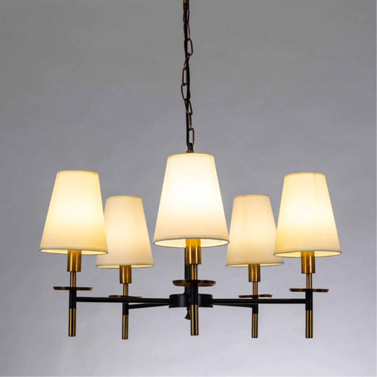 Дополнительная картинка Подвесная люстра Arte Lamp RICCARDO A4075LM-5BK